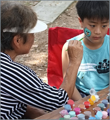 face painting