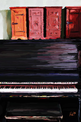 the piano 8x12