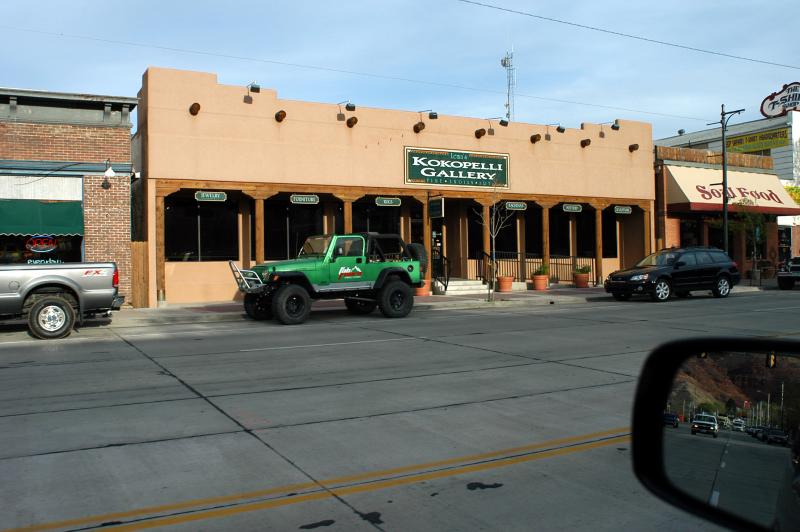 Jeep at a gift shop