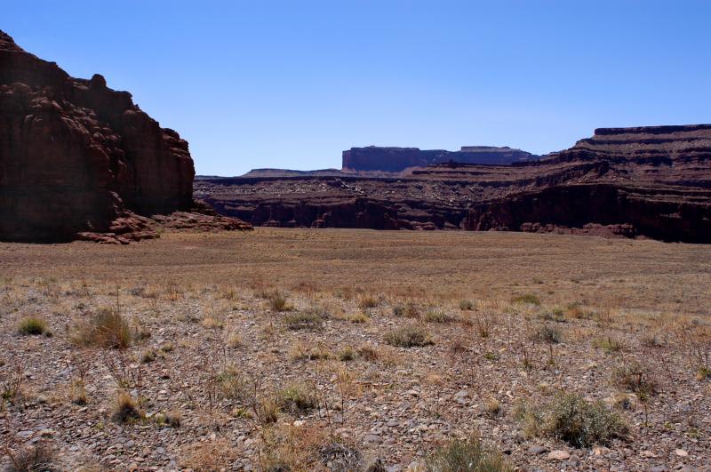 Mesa is relatively flat but not level