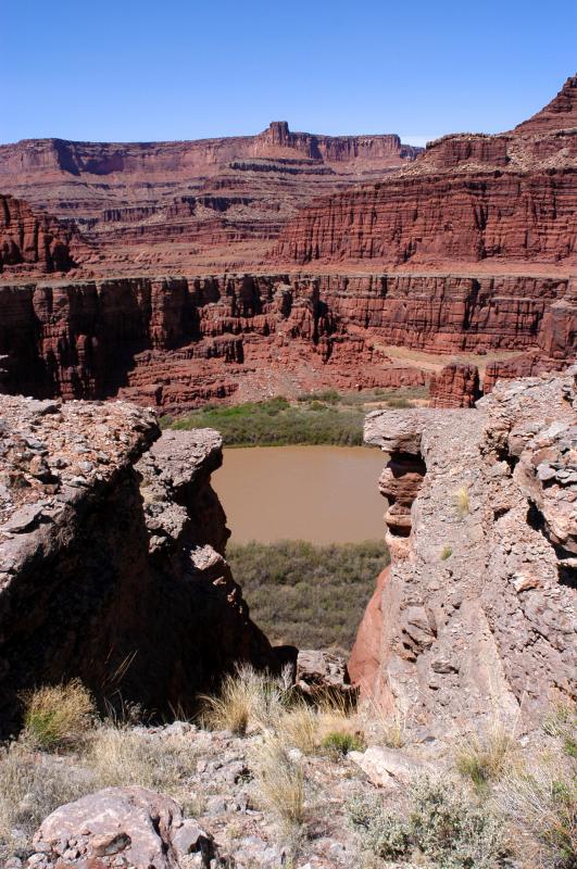 Shafer Canyon in distance