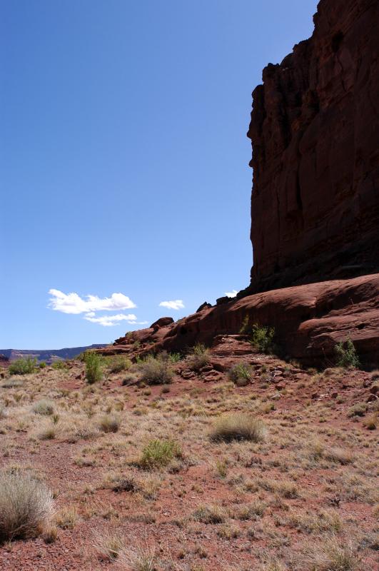 Campsite in view