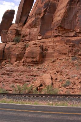 Track at the arch