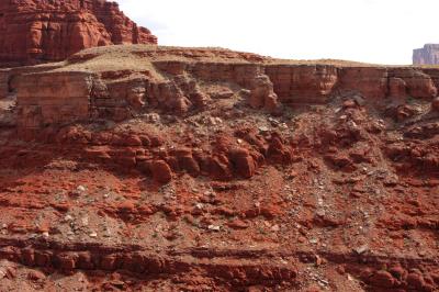 Close-up of north slope