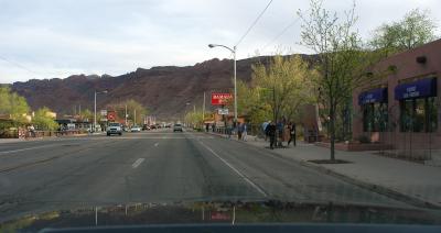 Moab Rim in the distance