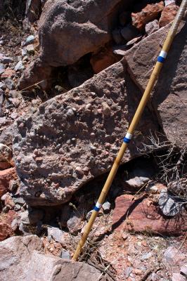 Conglomerate on the traverse