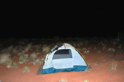 Tent and Joe Tripod
