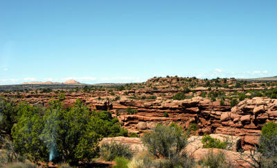 Head of a canyon at The Neck