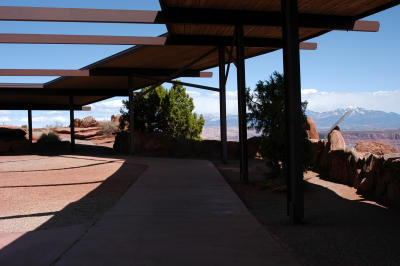 Shade structure, looking east