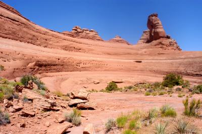 Basin below Delicate Arch