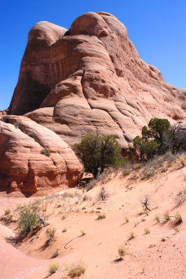 Sculpted sandstone