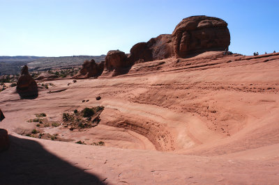 Basin below Delicate Arch, taken from its base