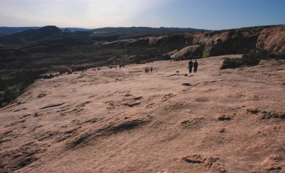 A vast expanse of sandstone