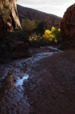 Pleasant route out of the amphitheater