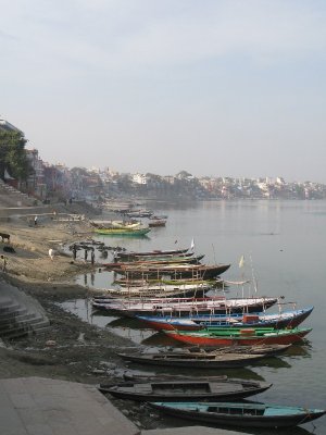 The Ganges and the ghats