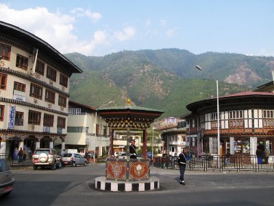 Thimpu traffice circle