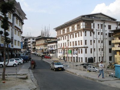downtown Thimpu
