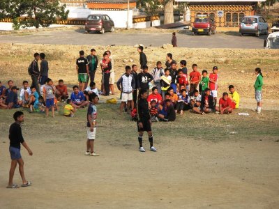 Soccer in Bhutan!