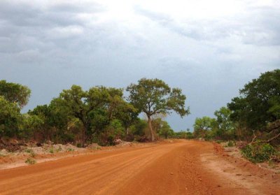 the new WFP-built road towards Kwajok