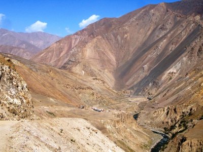 Mountain pass half way up the Panjshir