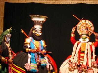 Parvati and Krishna disguised with Arjuna
