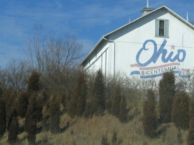 Barns with signage