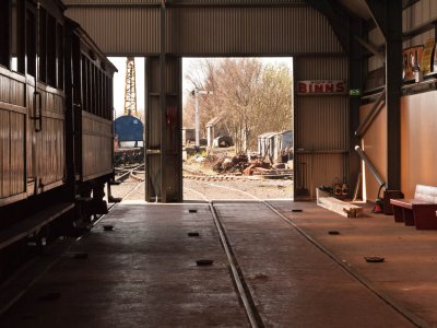 Tanfield railway carriage shed