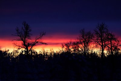 Sunset Over Anchorage