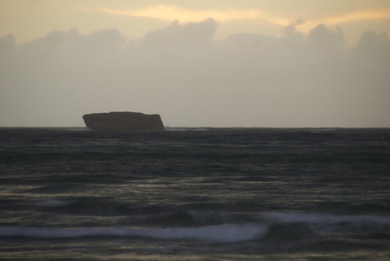 dawn at Malaekahana beach
