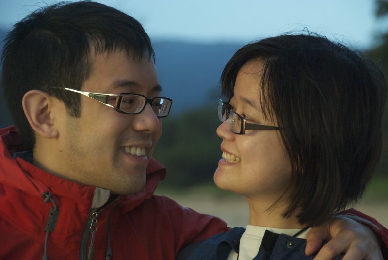 sharing a moment