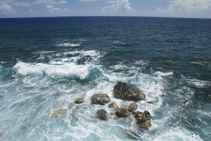swirling sea