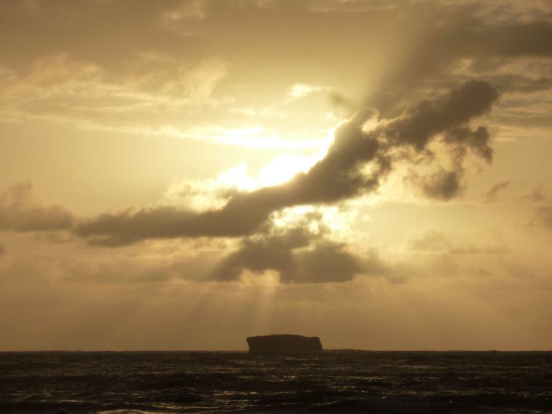 behind the clouds