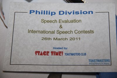 2011 Phillip International and Evaluation Contest