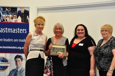 Distinguished Toastmaster Award - Jill Sailer