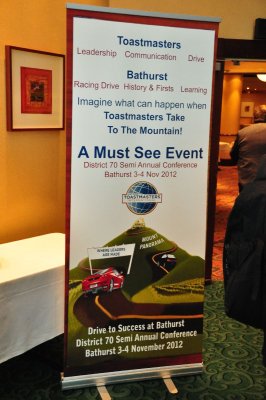 D70 Semi Annual Conference 2012 Banner - 3rd & 4th Nov - Mt Panorama NSW