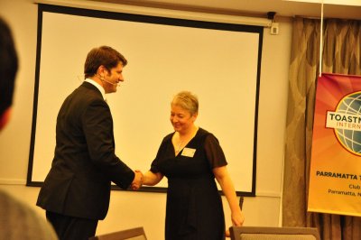 Meeting Close by new President Linda Snalam
