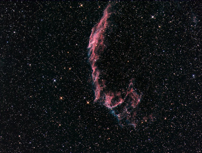 La partie Est de la Nbuleuse du Voile (NGC 6992, NGC 6995, IC 1340)