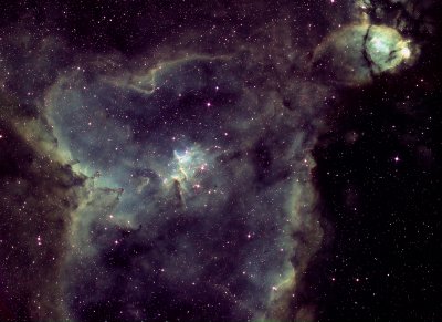 IC 1805, la Nbuleuse du Coeur