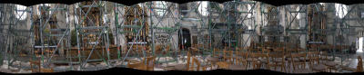 Scaffold In Church
