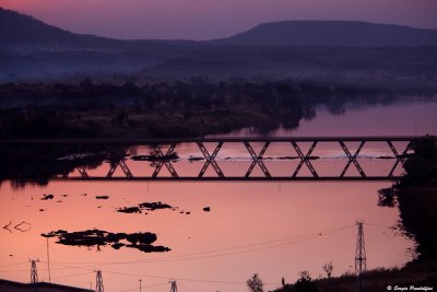 Manantali - Sunset on Bafing river