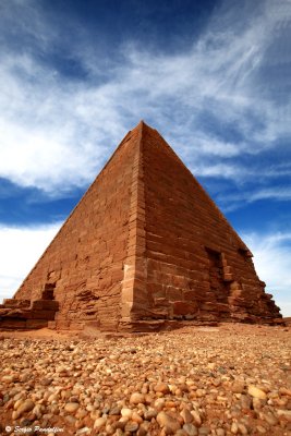 Kushitic dynasty Pyramids south of Jebel Barkal - Karima
