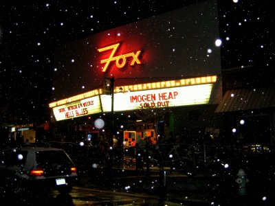 Snowy Night at the Fox Theater