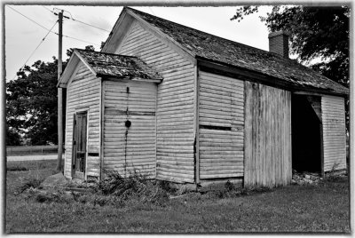 Abandoned building north of Galena