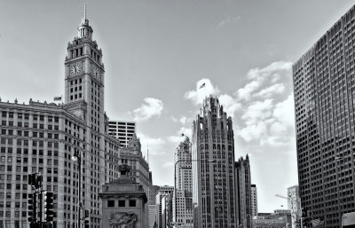 Along the Chicago River