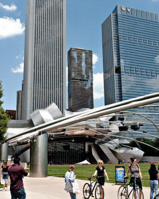 View from Millennium Park