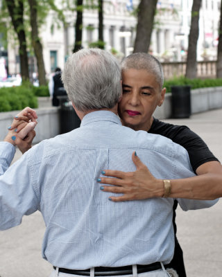 Dancing at South Garden of the Art Institute