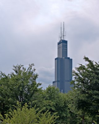 View of former Sears Tower from Lake Front