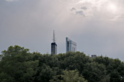View from lake front
