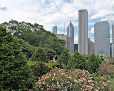 View from lake front