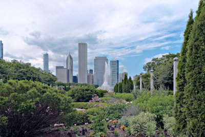 Skyline and Buckingham Fountain